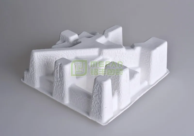 机顶盒白色干压纸托(纸浆模塑) - Image 2