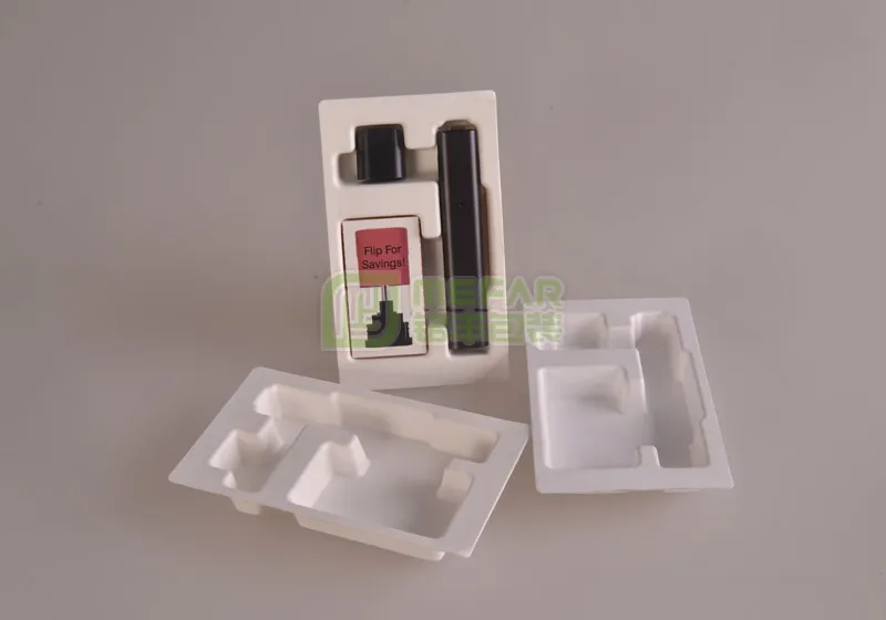 电子烟白色湿压精品纸托(纸浆模塑) - 画像4