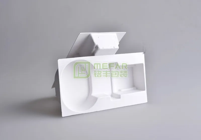 音响白色湿压精品纸托(纸浆模塑) - 画像2