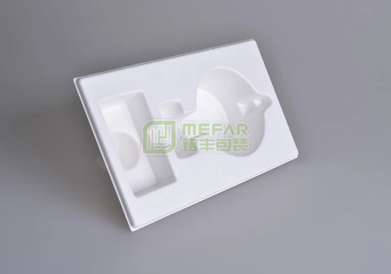 音响白色湿压精品纸托(纸浆模塑) - 画像3