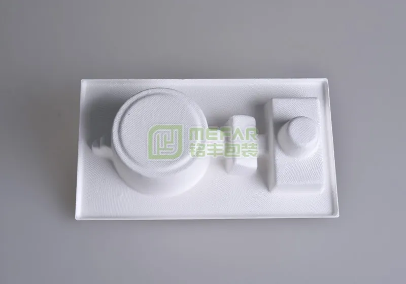 音响白色湿压精品纸托(纸浆模塑) - 画像4