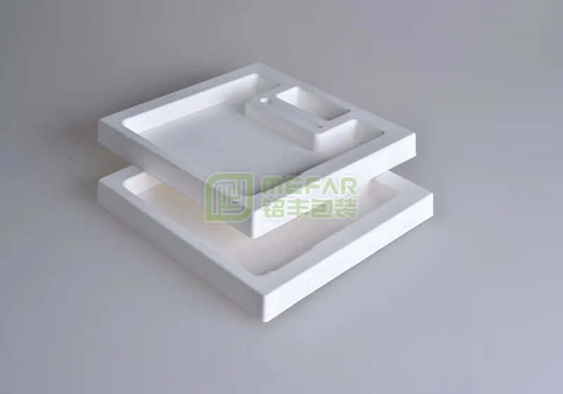 游戏手柄白色压甘蔗浆纸托(纸塑) - Imagen 2