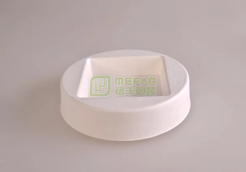 移动电白色甘蔗浆湿压纸托(纸塑) - Image 3