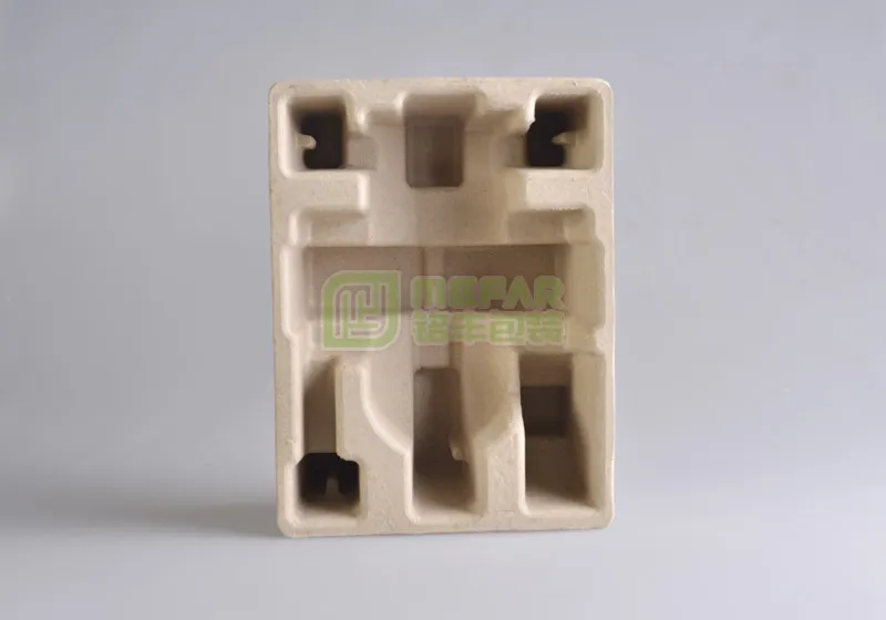 音响黄色干压原木浆纸托(纸浆模塑) - Imagen 3