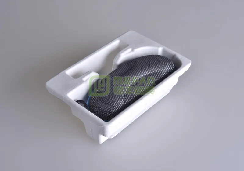 眼镜盒白色干压竹浆纸托(纸塑) - Image 5