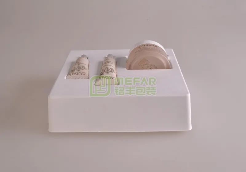 护肤品白色湿压精品纸托(纸塑) - Image 3