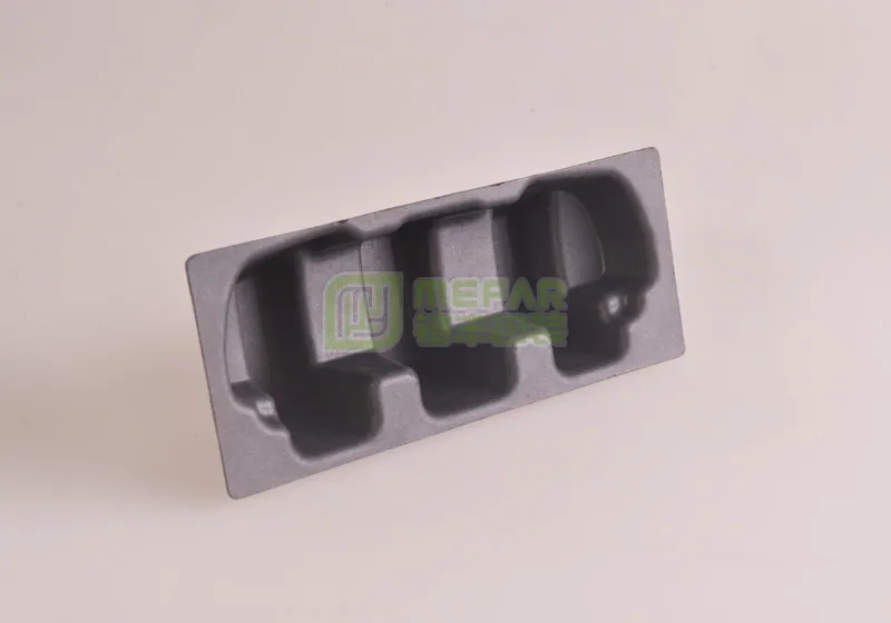 充电黑色湿压原木浆纸托(纸塑) - Bild 2