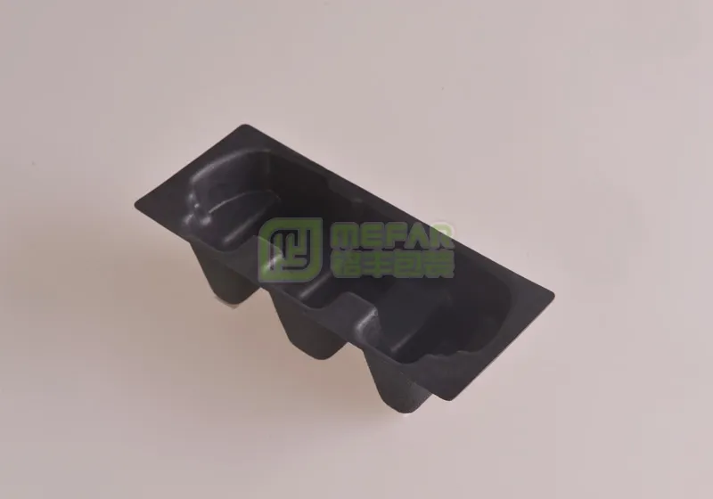 充电黑色湿压原木浆纸托(纸塑) - Bild 3