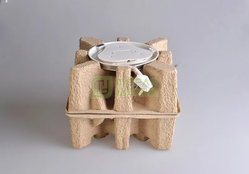 陶瓷壶黄色干压原木浆纸托(纸塑) - Image 5