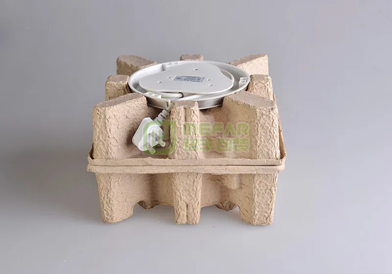 陶瓷壶黄色干压原木浆纸托(纸塑) - Image 7