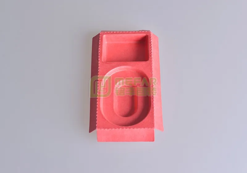 蓝牙红色湿压甘蔗浆纸托(纸浆模塑) - Bild 2