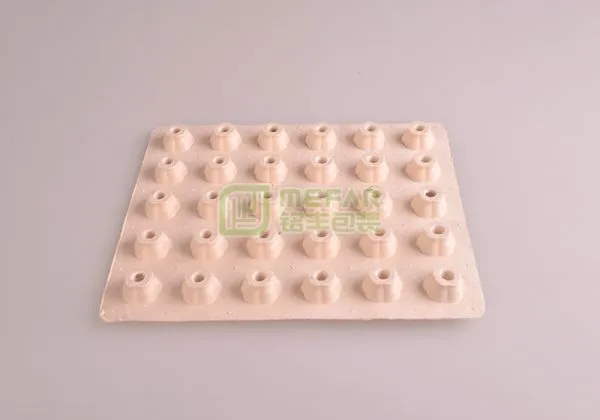 艾灸竹浆湿压精品纸托（纸塑）