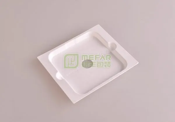 卡片白色湿压精品纸托（纸浆模塑）