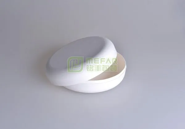 碗托白色湿压精品工艺纸托