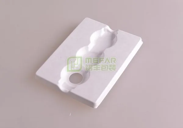 饼干白色湿压精品工艺纸托（纸塑）