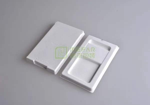 面膜白色湿压精品纸托（纸浆模塑）