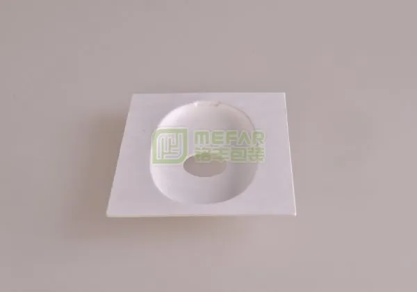 洁面仪白色湿压甘蔗浆纸托（纸浆模塑）