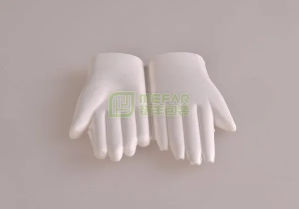 手套白色湿压工艺纸托（纸浆模塑）