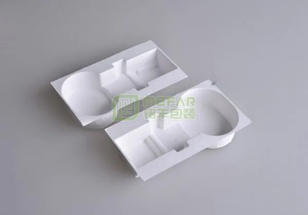 音响白色湿压精品纸托（纸浆模塑）