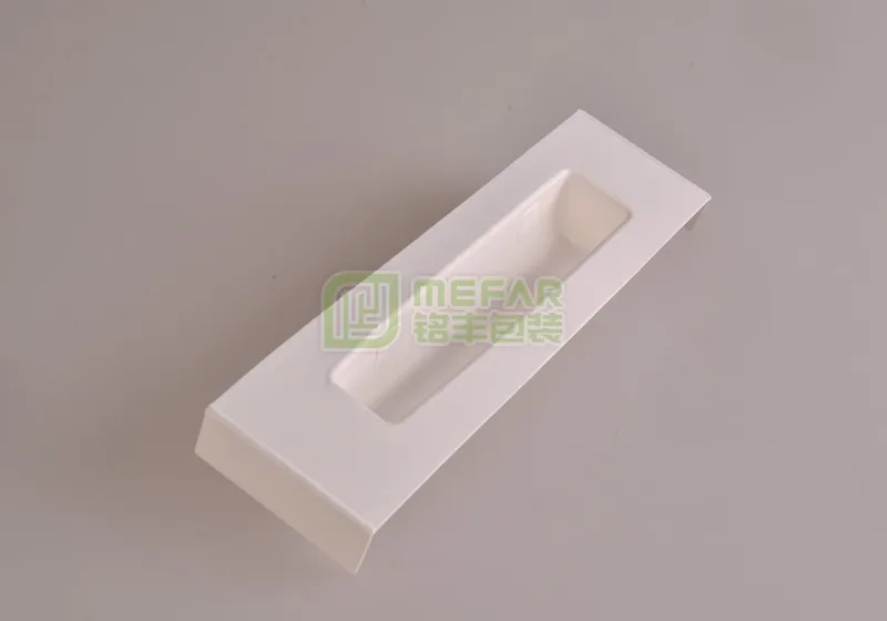 电子烟白色湿压精品纸托(纸浆模塑)