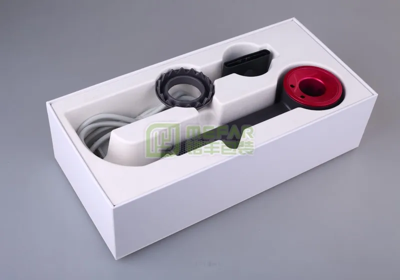 电吹风白色湿压精品纸托(纸塑)