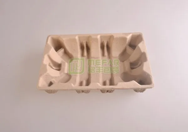 台灯黄色干压纸托（纸浆模塑）