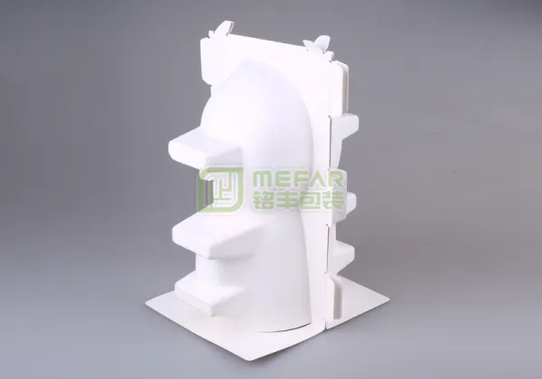 机器人白色甘蔗浆纸托（纸塑）