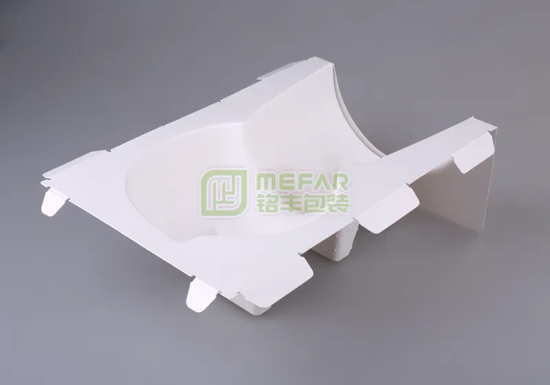 机器人白色甘蔗浆纸托(纸塑) - Bild 2