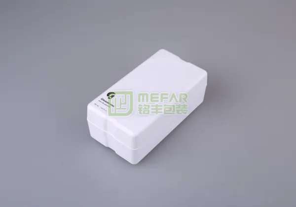 香水瓶白色湿压甘蔗浆纸托（纸塑）