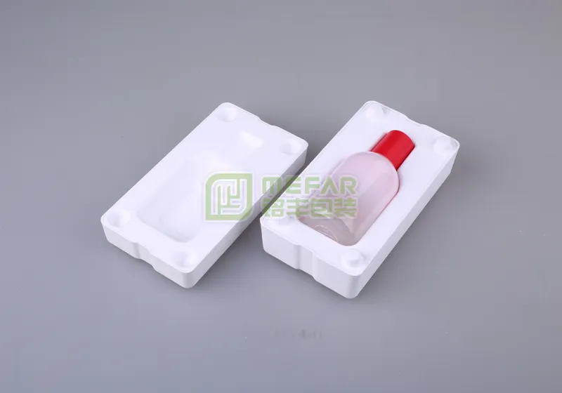 香水瓶白色湿压甘蔗浆纸托(纸塑) - Imagen 2