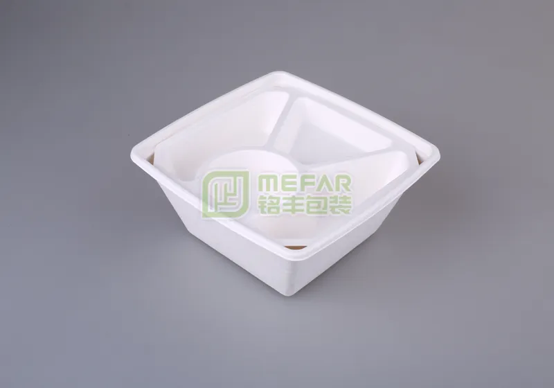 面膜白色湿压纸托(纸浆模塑) - 画像5