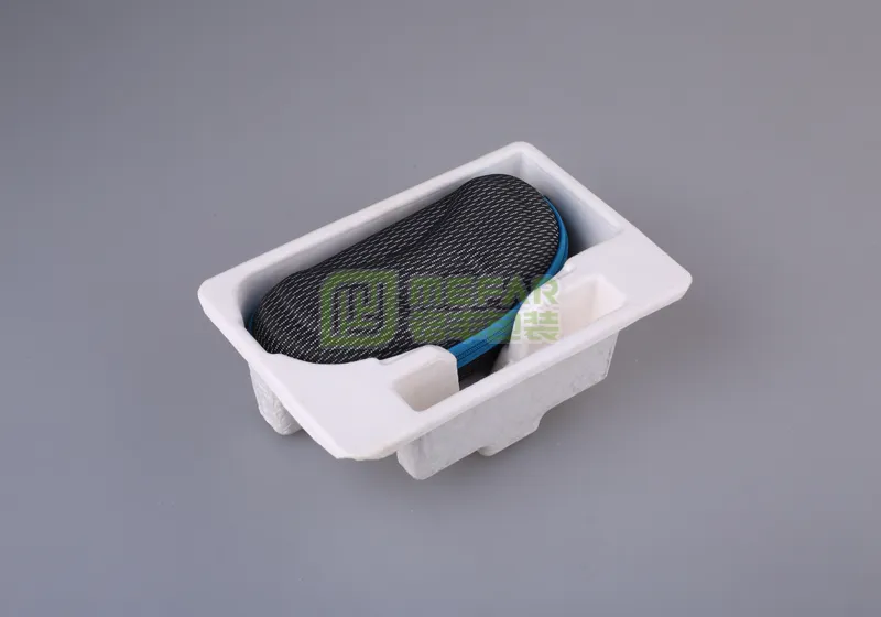 眼镜盒白色湿压纸托(纸塑)