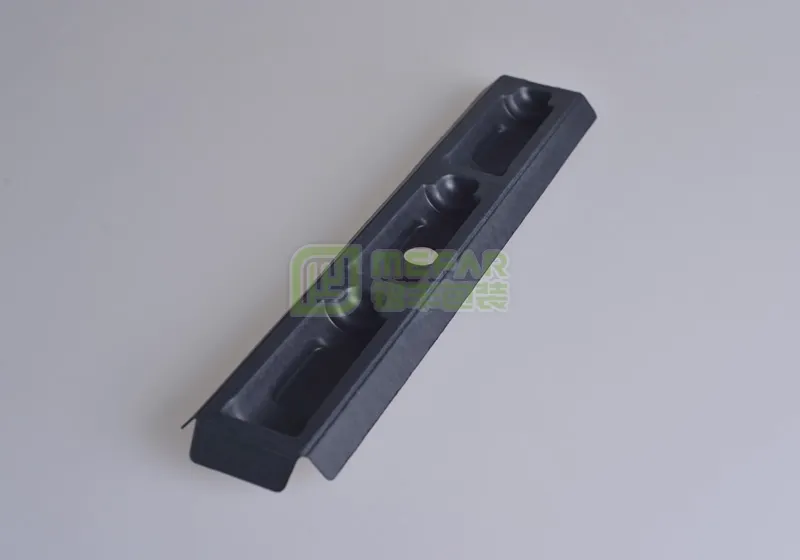 瓶子类黑色湿压竹浆精品纸托(纸塑) - 画像2